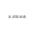 Kendal Lighting Crys VF4200-5L-CH Chrome 5-Lights 250W Vanity Light