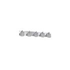 Kendal Lighting Shimera VF7200-5L-CH Chrome 5-Lights 250W Vanity Light