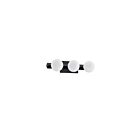 Kendal Lighting VF8800-3L-BLK ORBITRON 3-Lights 120W Black Vanity Light