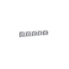 Kendal Lighting Ice-Lava VF9200-5L-CH Chrome 5-Lights 195W Vanity Light