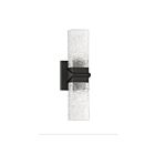 Kendal Lighting Ice VF9600-2L-BLK Black 10W Vanity Light