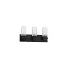 Kendal Lighting Ice VF9600-3L-BLK Black 15W Vanity Light