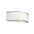 Kichler 10630PNLED 1-Light Polished Nickel 16W LED Wall Sconce