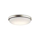 Kichler 10764NILED 1-Light Brushed Nickel 23W LED Flush Mount Ceiling Light