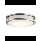 Kichler 10784NILED 1-Light Brushed Nickel 23W LED Flush Mount Ceiling Light