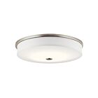 Kichler 10886NILED 1-Light Brushed Nickel 34W LED Flush Mount Ceiling Light