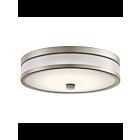 Kichler 11302NILED Brushed Nickel 19W LED Flush Mount Ceiling Light
