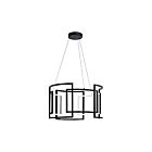 Kichler 84134 9-Lights Black LED Drum Pendant