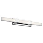 Kichler 84201 1-Light Chrome 45W LED Linear Vanity Light