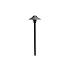 Kichler 15470BKT Black 1.00W Dome Path Light