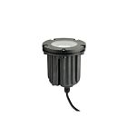 Kichler 15495BKB 1-Light 7W Black Brass In-Ground Light
