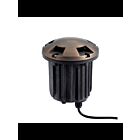 Kichler 15498CBR Brass 5.00W In-Ground Landscape Light