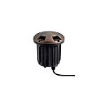Kichler 15498CBR Brass 5.00W In-Ground Landscape Light