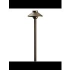 Kichler 15505CBR 1-Light Brass 16W LED Path Light