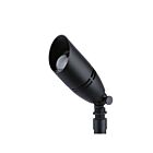 Kichler 15517BKB 1-Light 7W Black Brass Landscape Flood Light