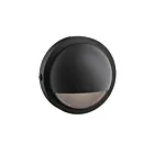 Kichler 15764BKT27R 0.86W Textured Black LED Half Moon Deck Light