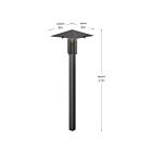 Kichler 15803BKT27R 6W Textured Black LED Path Light