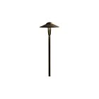 Kichler 15810CBR30 8-Lights Brass 3.00W LED Dome Path Light