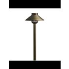 Kichler 15820CBR30 Brass 5W LED Stepped Dome Path Light
