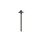 Kichler 15878CBR30 3-Lights Brass 3.00W LED Traditional Path Light