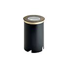 Kichler 16230CBR30 1-Light Brass LED In-Ground Landscape Light