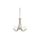 Kichler 1672NI 5-Lights Brushed Nickel 100W 1-Tier Chandelier