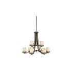 Kichler 1674OZ 9-Lights Olde Bronze 100W 2-Tier Chandelier
