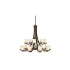 Kichler 1675OZ 15-Lights Olde Bronze 75W 2-Tier Chandelier