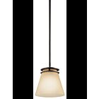 Kichler 1687OZ 1-Light Olde Bronze 100W Mini Pendant