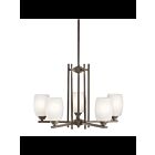 Kichler 1896OZSL18 5-Lights Olde Bronze 10W LED 1-Tier Chandelier