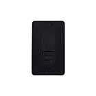 Kichler 1DDTRIMBK Black Material Face Plate and Trim Accessory for Dimmer