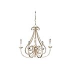Kichler 2021NI 5-Lights Brushed Nickel 60W 1-Tier Chandelier