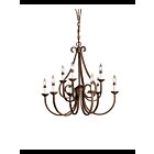Kichler 2031TZ 9-Lights Tannery Bronze 60W 2-Tier Chandeliers