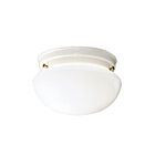 Kichler 206WH 1-Light White 60W Flush Mount Ceiling Light