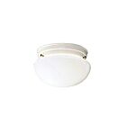 Kichler 206WH 1-Light White 60W Flush Mount Ceiling Light
