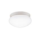 Kichler 208WH 1-Light White 100W Flush Mount Ceiling Light