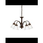 Kichler 2093OZ 5-Lights Olde Bronze 100W 1-Tier Chandelier
