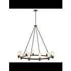 Kichler 2347OZ 12-Lights Olde Bronze 60W 1-Tier Chandelier