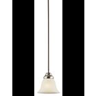 Kichler 2693NI 1-Light Brushed Nickel 100W Mini Pendant