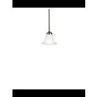 Kichler 2771NI 1-Light Brushed Nickel 100W Mini Pendant