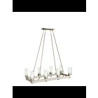 Kichler 2943NI 8-Lights Brushed Nickel 60W Linear Chandelier