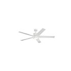Kichler Brahm 300044MWH Matte white Ceiling Fan