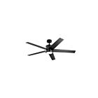 Kichler Brahm 300044SBK Satin Black Ceiling Fan