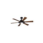 Kichler Iras 300241DBK Distressed Black Ceiling Fan