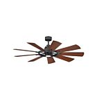 Kichler 300260DBK Distressed Black Ceiling Fan 