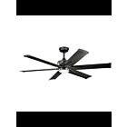 Kichler Szeplo 300300SBK Satin Black 17 Watt Ceiling Fan