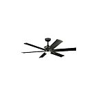 Kichler Szeplo 300300SBK Satin Black 17 Watt Ceiling Fan
