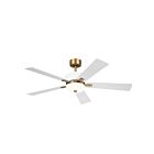 Kichler 300395WH Brushed Natural Brass Ceiling Fan 