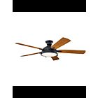 Kichler Hatteras Bay 310017DBK Distressed Black Ceiling Fan