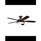 Kichler Hatteras Bay 310018WZC Weathered Zinc Ceiling Fan